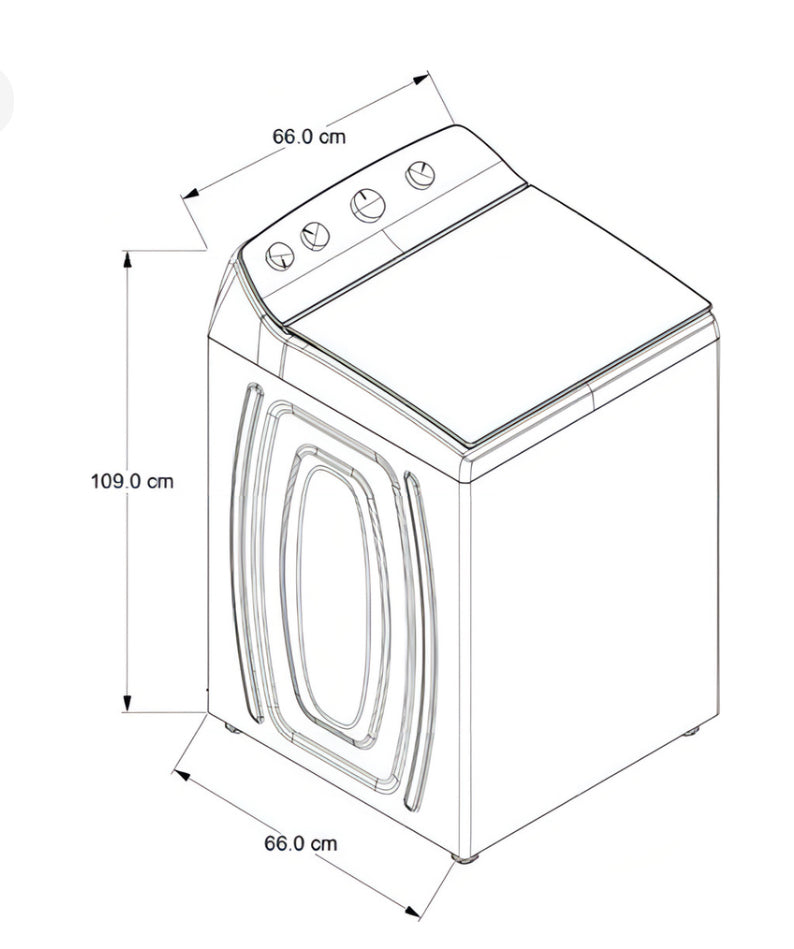 Lavadora automática Whirlpool 8MWTW2024MJM0 20kg