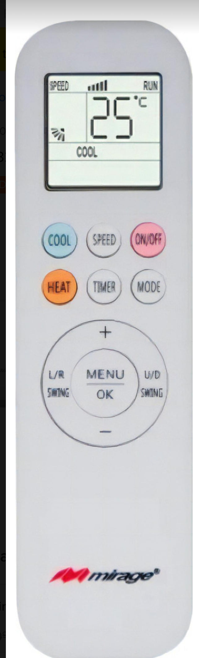 Mirage V32 EVC120D|CVC120D blanco 127v