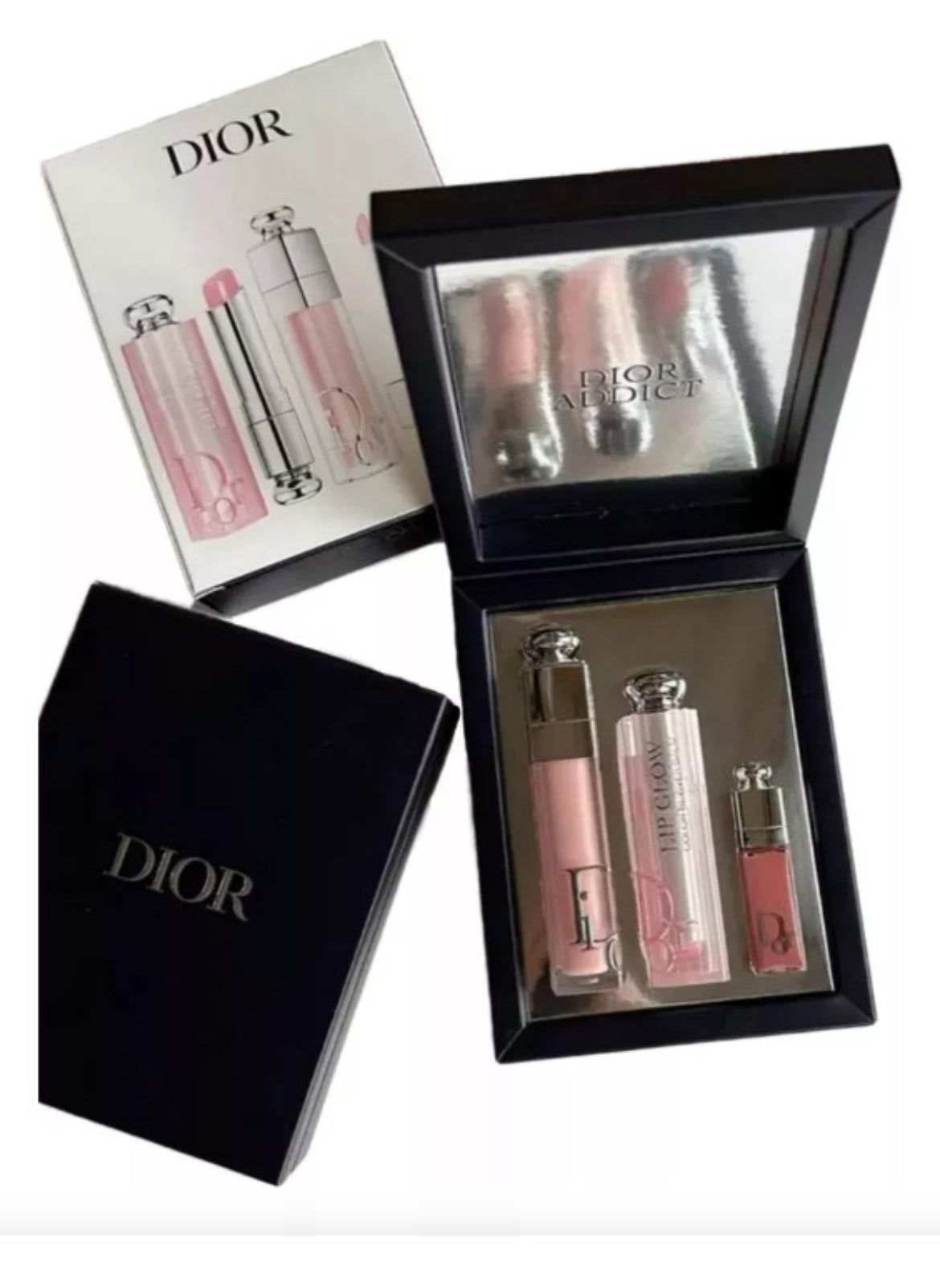 New Dior Addict Set 3 Piezas Lip De Maquilla
