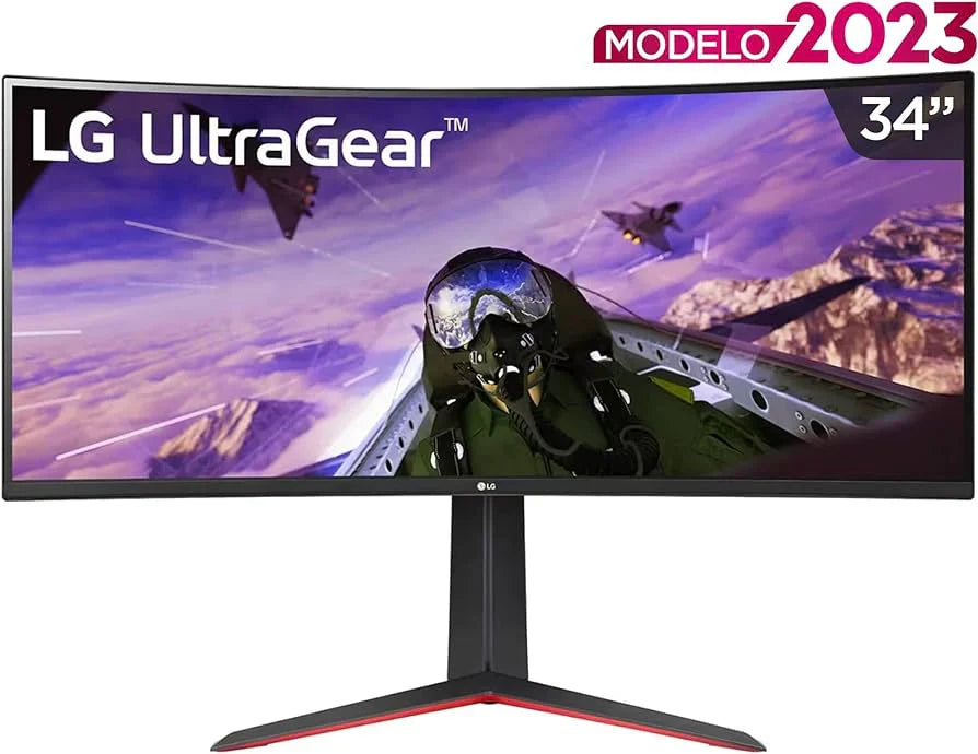 LG 34GP63A-B UltraWide Gaming Monitor 34" VA WQHD 160Hz 1ms MBR AMD FreeSync Premium, HDMI, Display Port, Curvo 1800R.