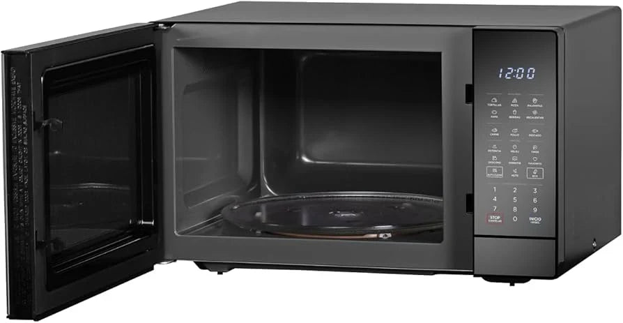 Midea MMDK14S2MB Horno de Microondas 1.4 Pies Cúbicos 40L SmartECO Negro Puerta Espejo
