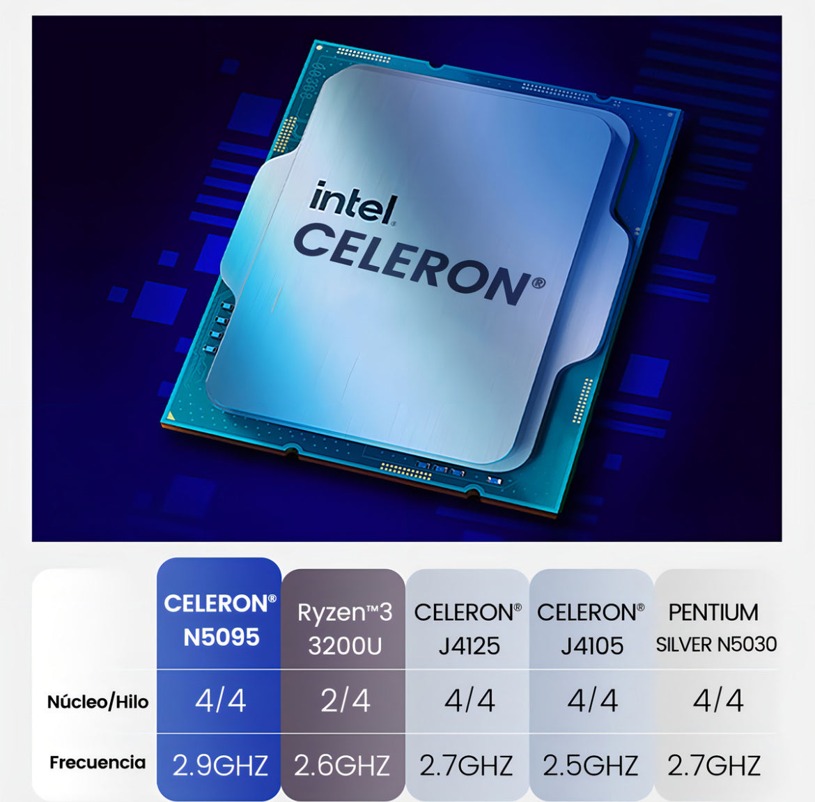 Laptop Intel Celeron 2 en 1 Notebook DDR4 16 GB RAM 512 GB SSD 15.6' Plateado 1920 px x 1080 px Windows 11