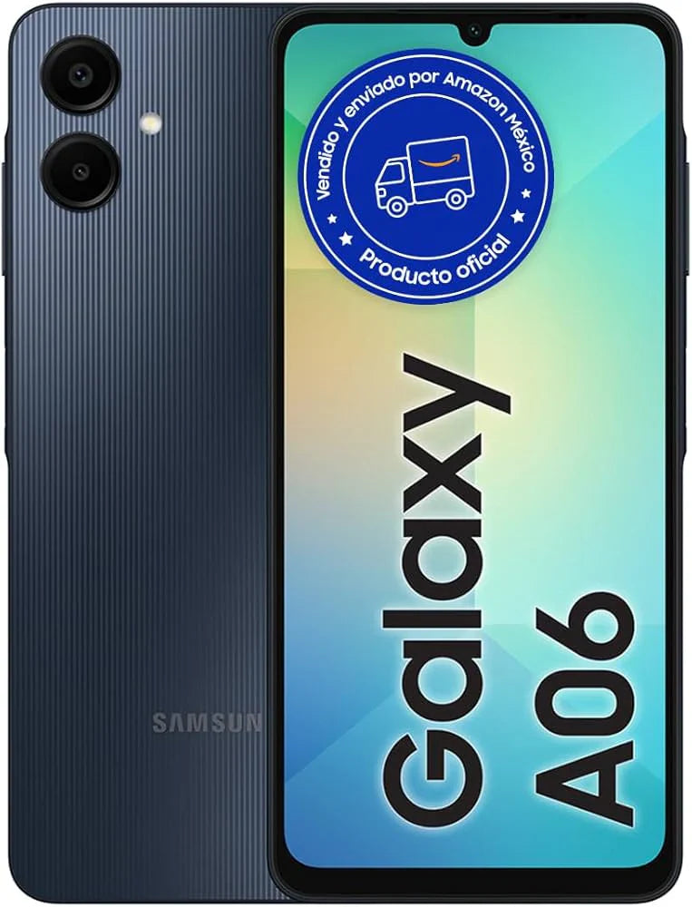 SAMSUNG Galaxy A06 Negro 4GB RAM 64GB, Nacional con Garantía